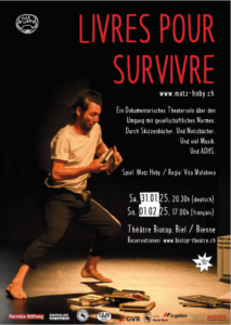 Flyer Livres pour survivre